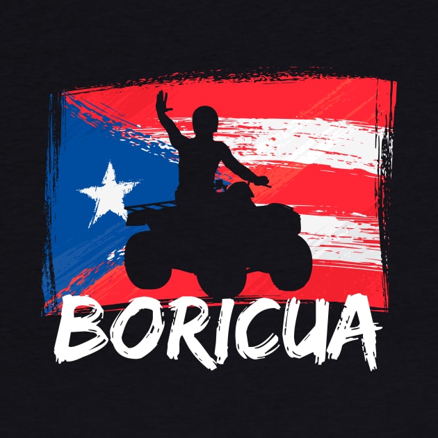 Puerto Rican Four Wheeler Boricua ATV by PuertoRicoShirts